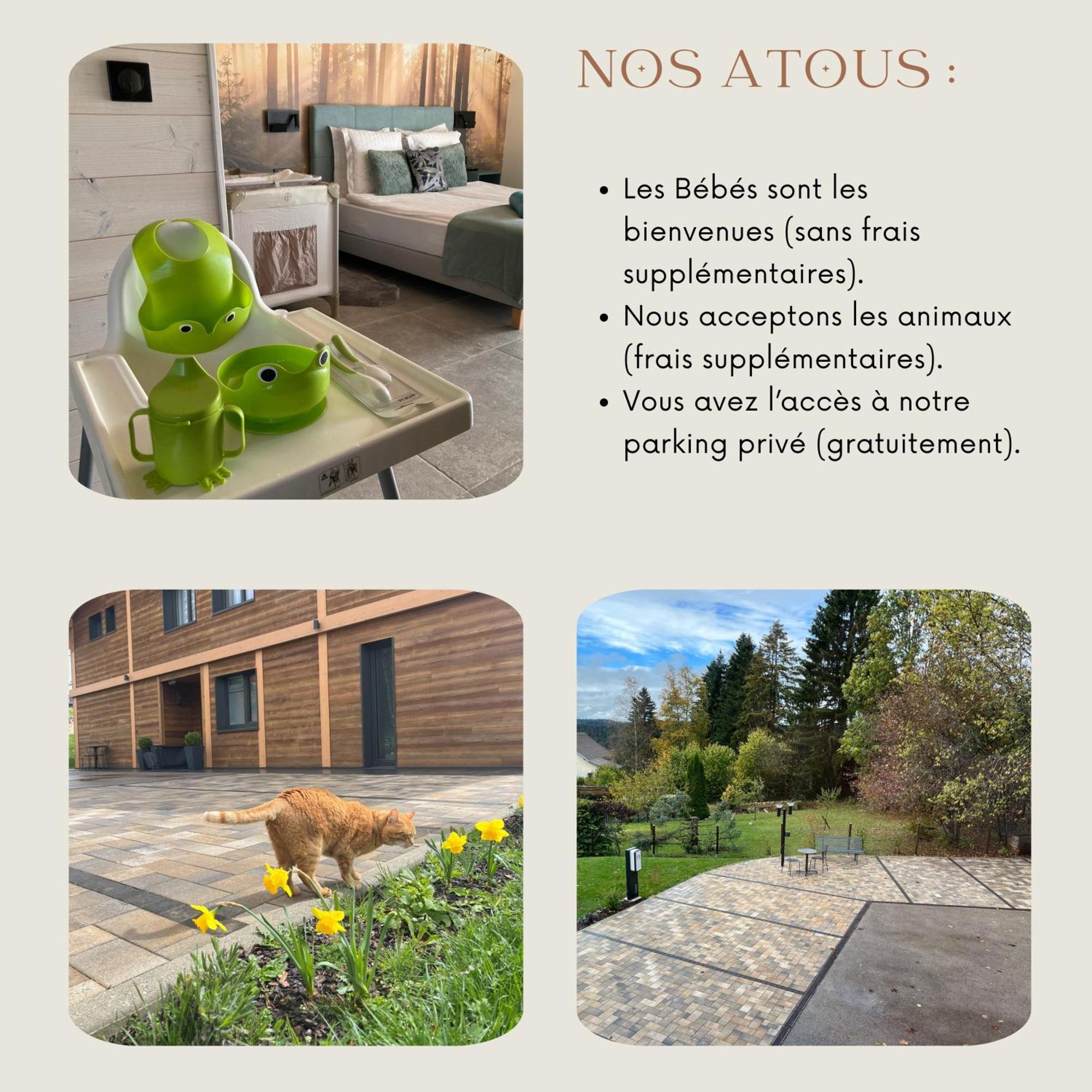 Notre Chalet - Boutique Hotel - En Couple - En Famille - En Groupe Les Fourgs Экстерьер фото